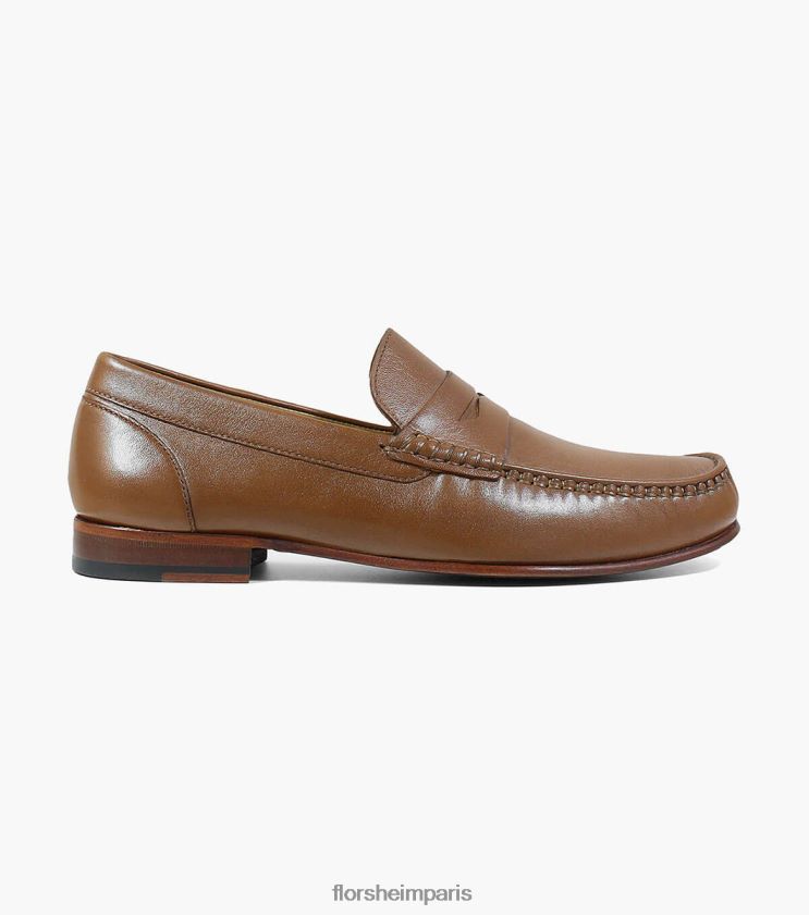 mocassins beaufort à bout mocassin Florsheim Hommes TBZJJL263 chaussure Cognac