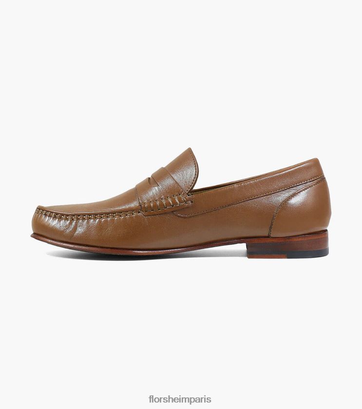 mocassins beaufort à bout mocassin Florsheim Hommes TBZJJL263 chaussure Cognac