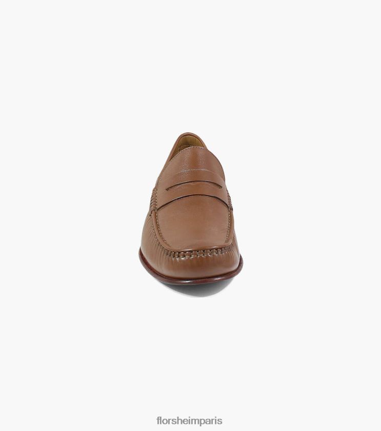 mocassins beaufort à bout mocassin Florsheim Hommes TBZJJL263 chaussure Cognac