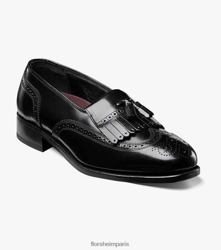 mocassins à bout golf lexington Florsheim Hommes TBZJJL167 chaussure noir