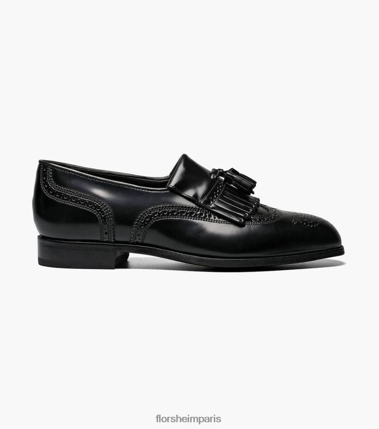 mocassins à bout golf lexington Florsheim Hommes TBZJJL167 chaussure noir