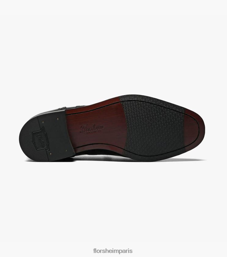 mocassins à bout golf lexington Florsheim Hommes TBZJJL167 chaussure noir