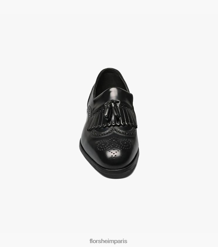 mocassins à bout golf lexington Florsheim Hommes TBZJJL167 chaussure noir