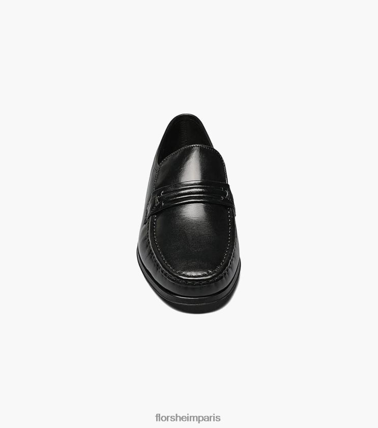 mocassins à bride orteil como moc Florsheim Hommes TBZJJL189 chaussure noir