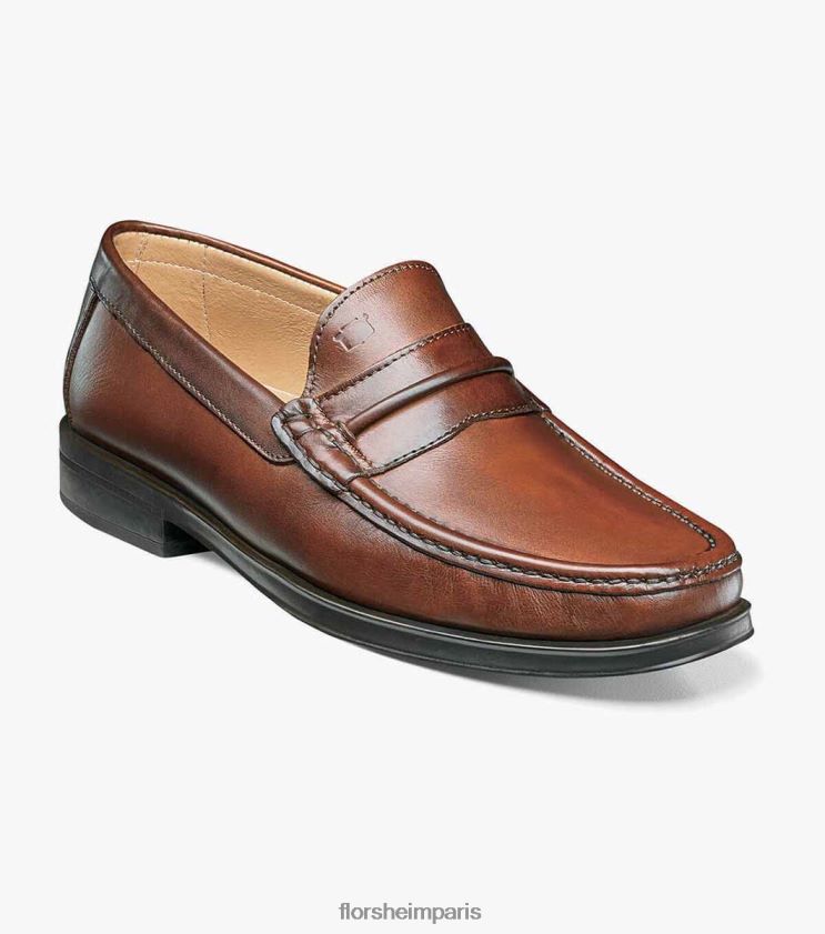 mocassins à bride orteil palace moc Florsheim Hommes TBZJJL274 chaussure bronzer