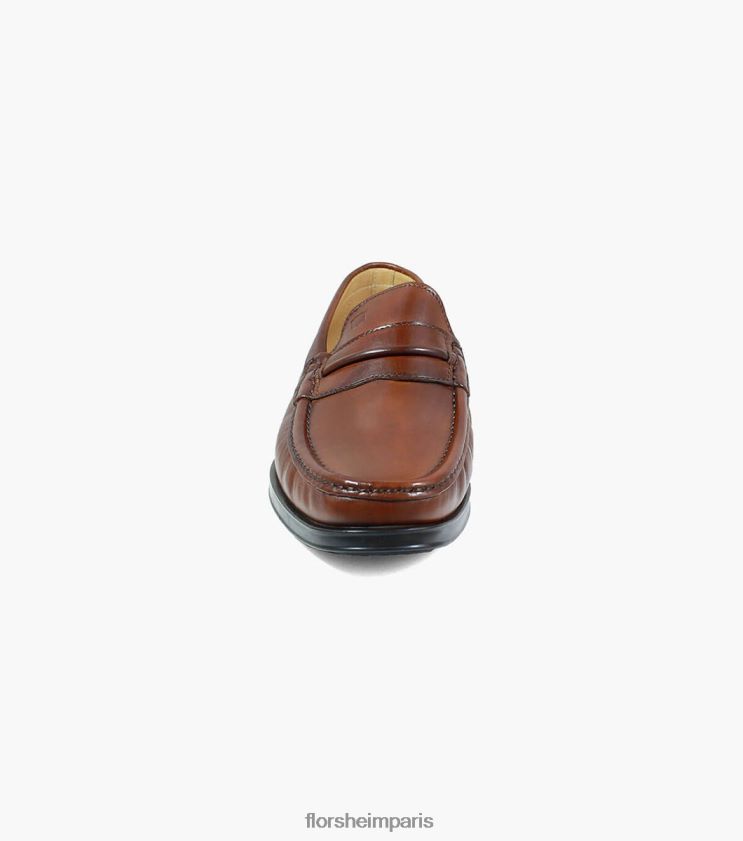 mocassins à bride orteil palace moc Florsheim Hommes TBZJJL274 chaussure bronzer