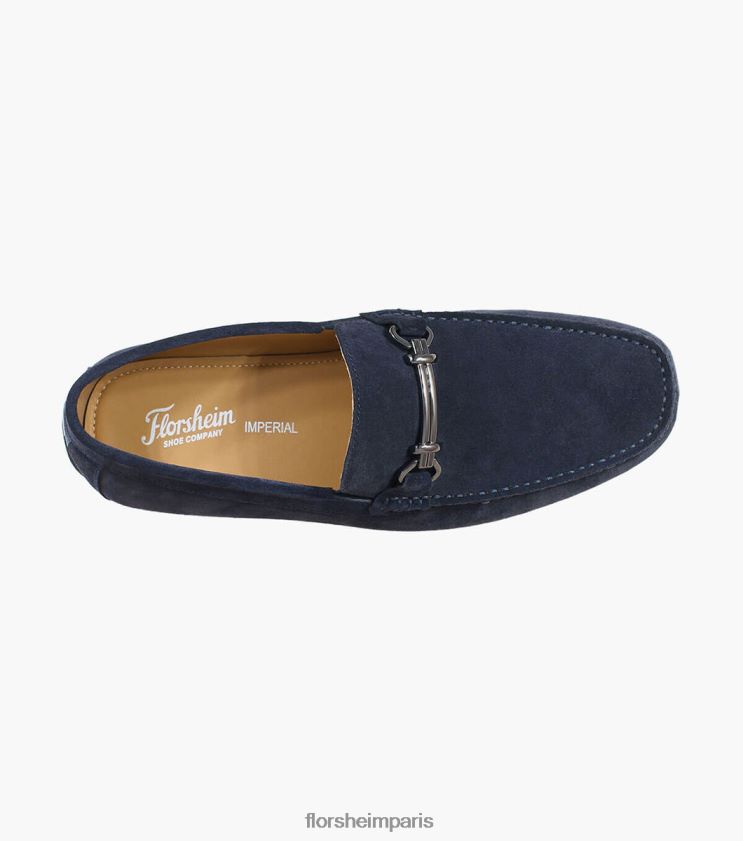 mocassins dubino moc Florsheim Hommes TBZJJL271 chaussure daim bleu marine
