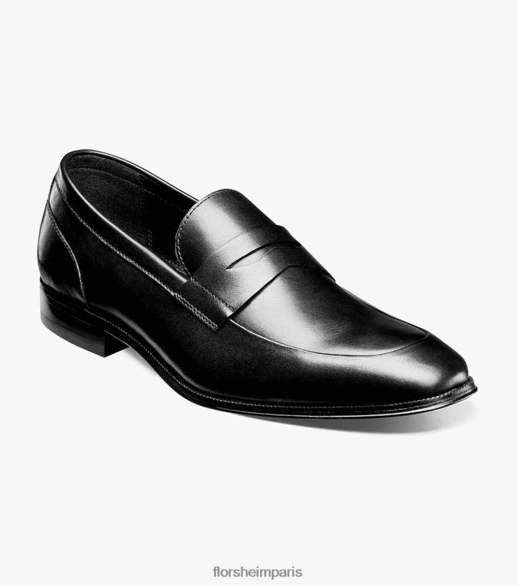 mocassins jetson à bout mocassin Florsheim Hommes TBZJJL213 chaussure noir
