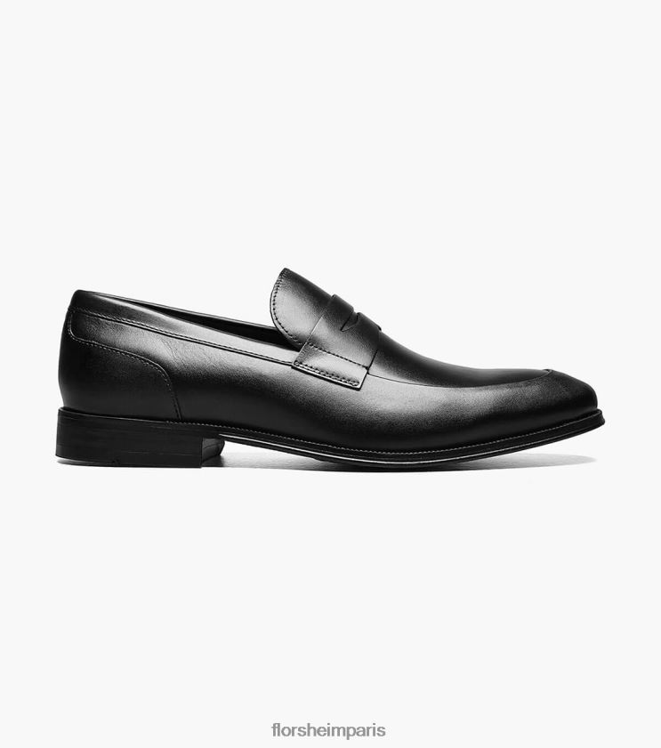 mocassins jetson à bout mocassin Florsheim Hommes TBZJJL213 chaussure noir