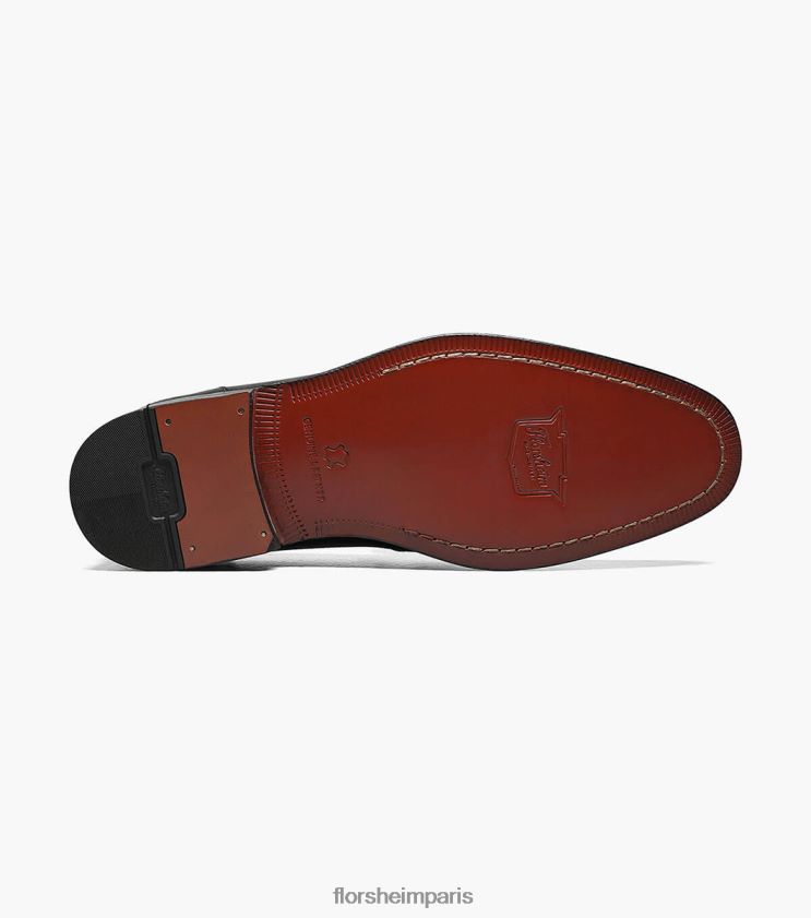 mocassins jetson à bout mocassin Florsheim Hommes TBZJJL213 chaussure noir