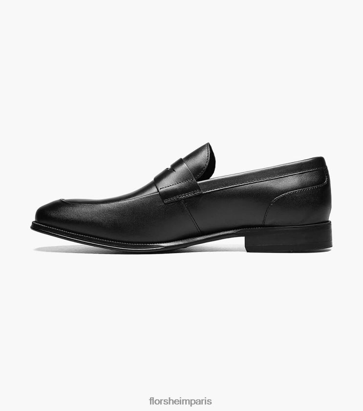 mocassins jetson à bout mocassin Florsheim Hommes TBZJJL213 chaussure noir