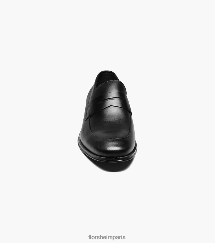 mocassins jetson à bout mocassin Florsheim Hommes TBZJJL213 chaussure noir