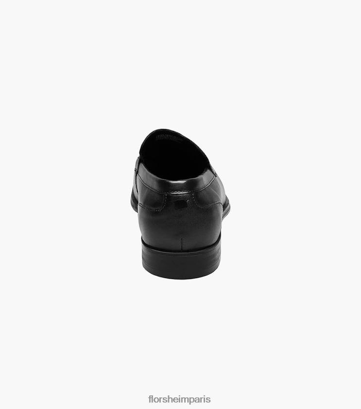 mocassins jetson à bout mocassin Florsheim Hommes TBZJJL213 chaussure noir