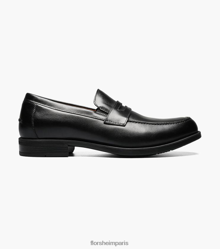 mocassins midtown à bout mocassin Florsheim Hommes TBZJJL202 chaussure noir