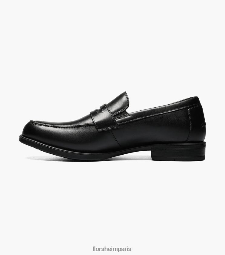 mocassins midtown à bout mocassin Florsheim Hommes TBZJJL202 chaussure noir