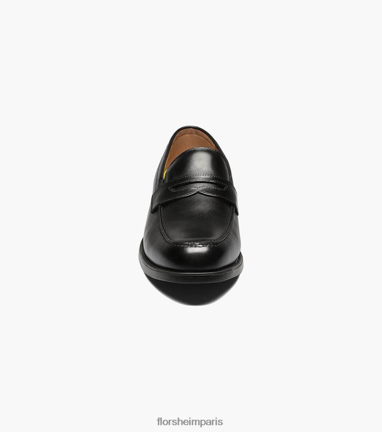 mocassins midtown à bout mocassin Florsheim Hommes TBZJJL202 chaussure noir