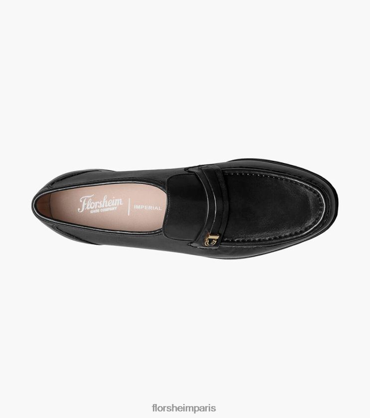 mocassins à mors d'orteil como moc Florsheim Hommes TBZJJL229 chaussure noir