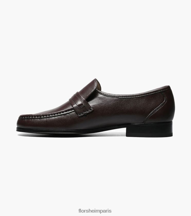 mocassins à mors d'orteil como moc Florsheim Hommes TBZJJL230 chaussure brun