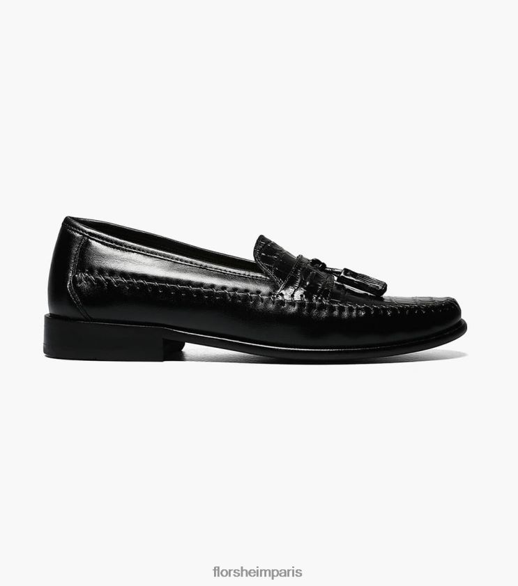 mocassins à pampilles et bout mocassin pisa Florsheim Hommes TBZJJL254 chaussure noir