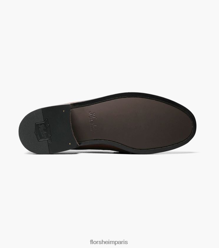 mocassins à pampilles et bout mocassin pisa Florsheim Hommes TBZJJL255 chaussure Cognac