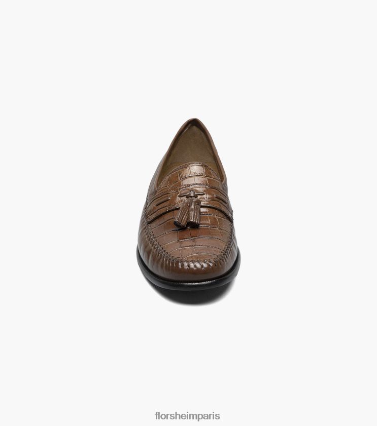 mocassins à pampilles et bout mocassin pisa Florsheim Hommes TBZJJL255 chaussure Cognac