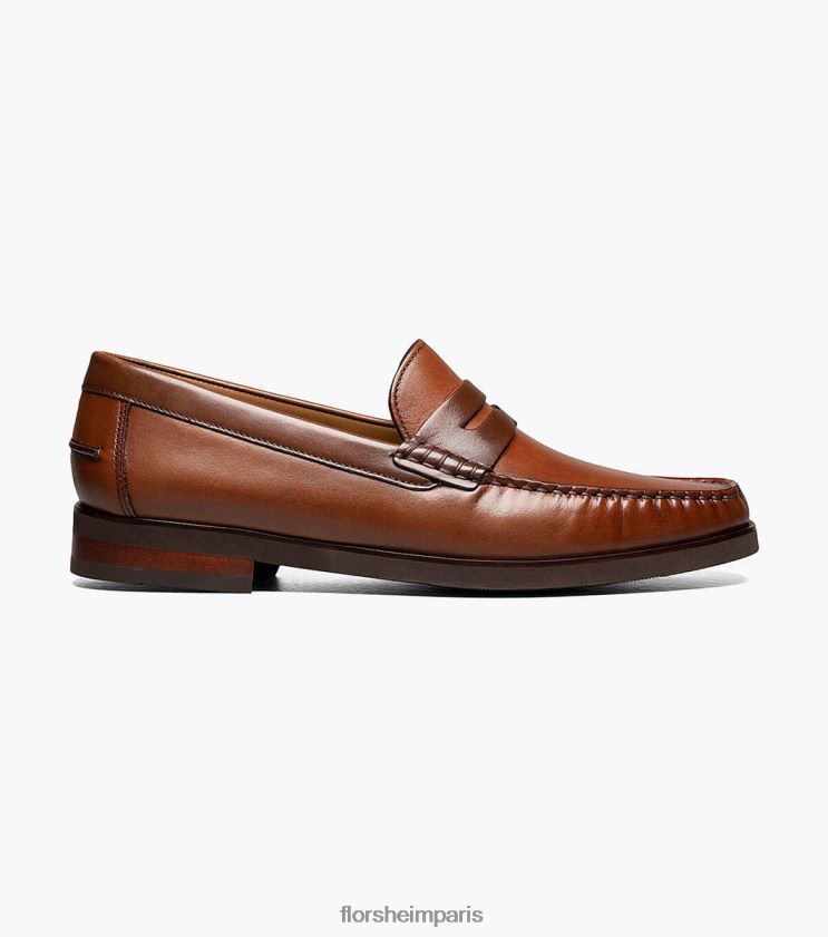 mocassins penny berkley flex moc toe Florsheim Hommes TBZJJL177 chaussure multi-cognac