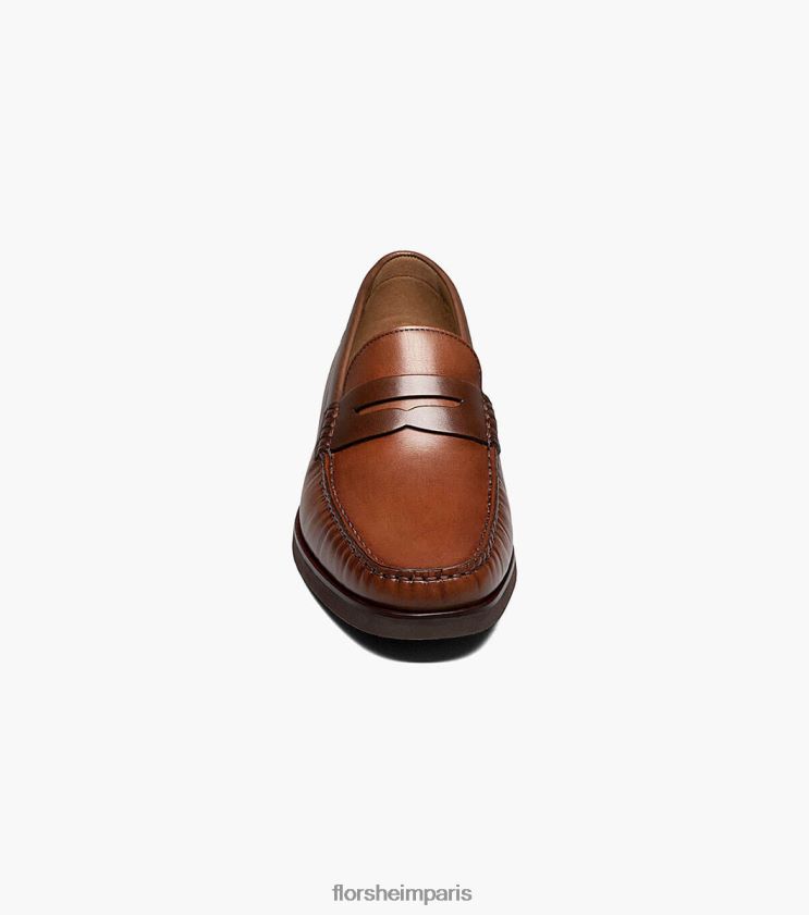 mocassins penny berkley flex moc toe Florsheim Hommes TBZJJL177 chaussure multi-cognac