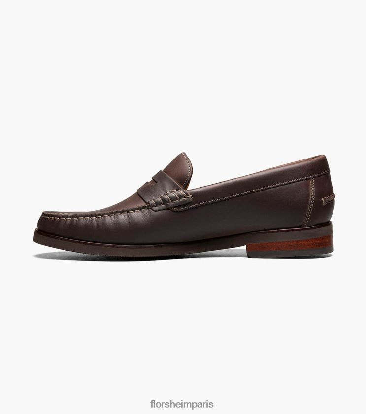 mocassins penny berkley flex moc toe Florsheim Hommes TBZJJL180 chaussure ch marron