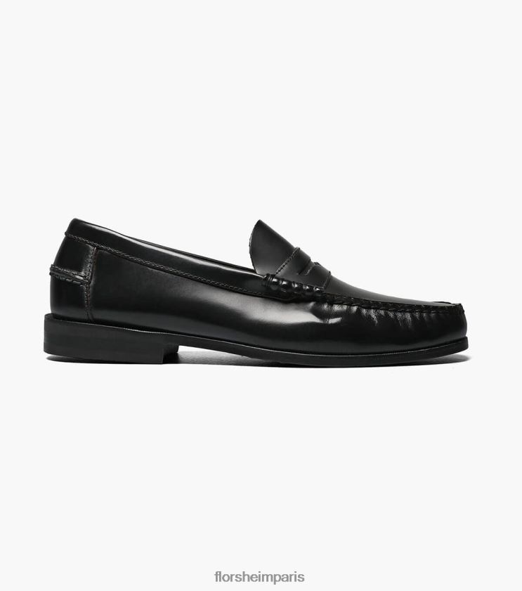 mocassins penny berkley moc toe Florsheim Hommes TBZJJL182 chaussure noir