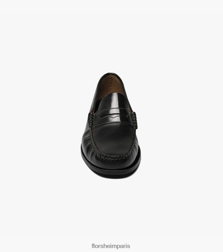 mocassins penny berkley moc toe Florsheim Hommes TBZJJL182 chaussure noir