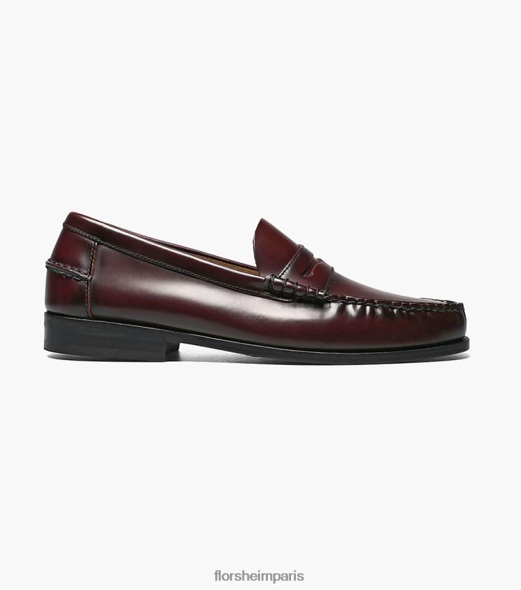 mocassins penny berkley moc toe Florsheim Hommes TBZJJL183 chaussure Bourgogne