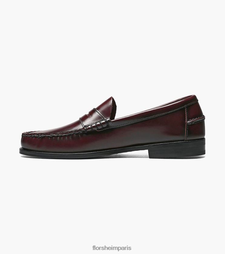 mocassins penny berkley moc toe Florsheim Hommes TBZJJL183 chaussure Bourgogne