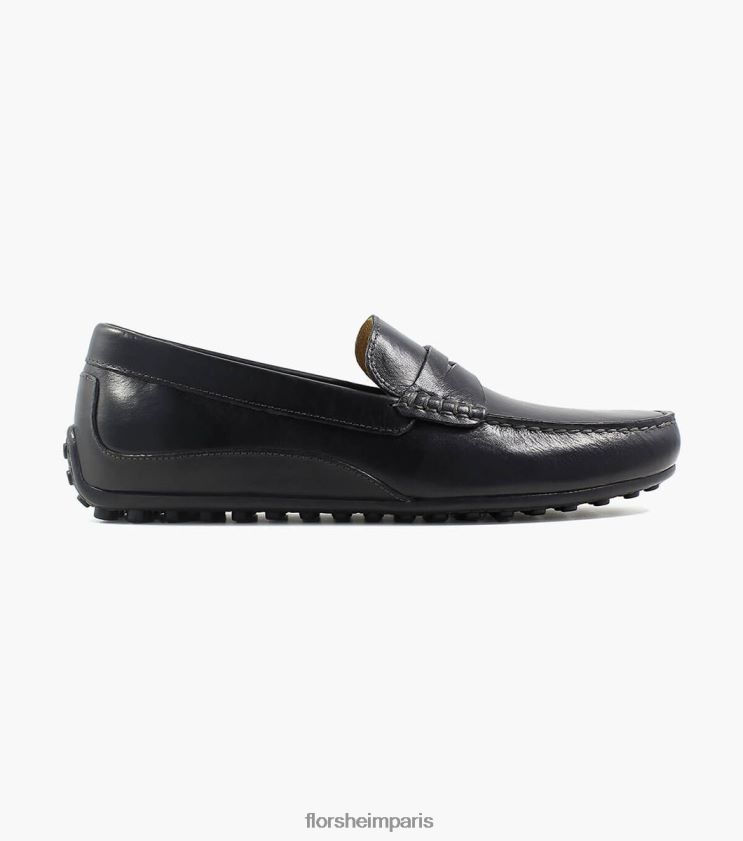 mocassins penny à bout moc papillon Florsheim Hommes TBZJJL266 chaussure noir
