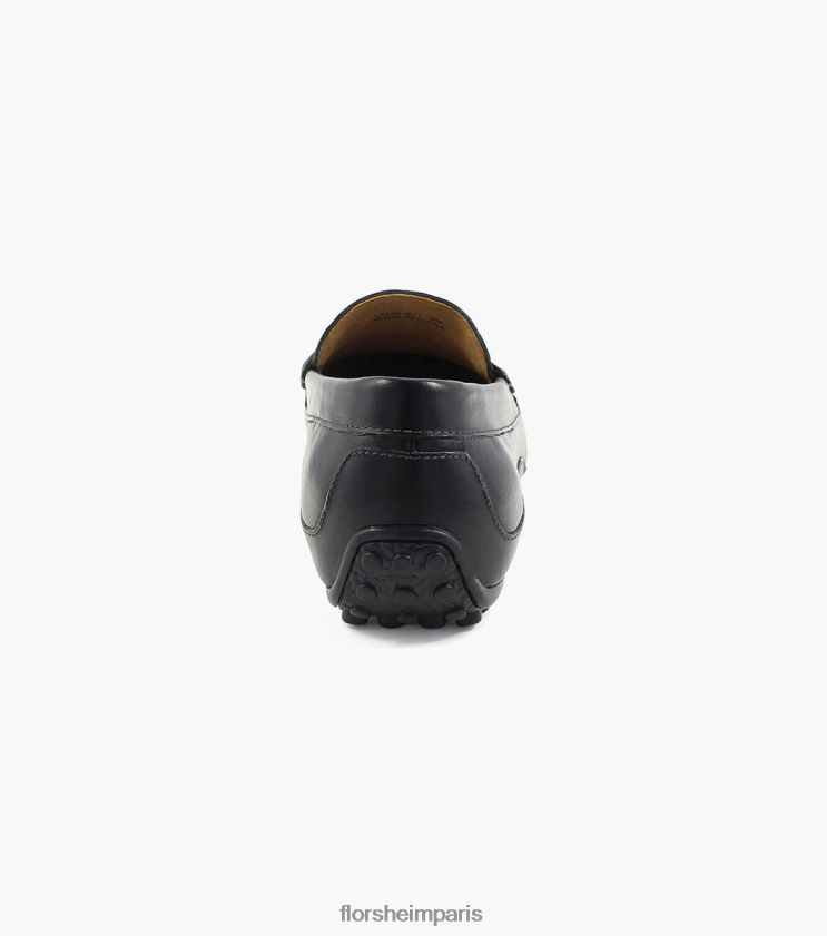 mocassins penny à bout moc papillon Florsheim Hommes TBZJJL266 chaussure noir