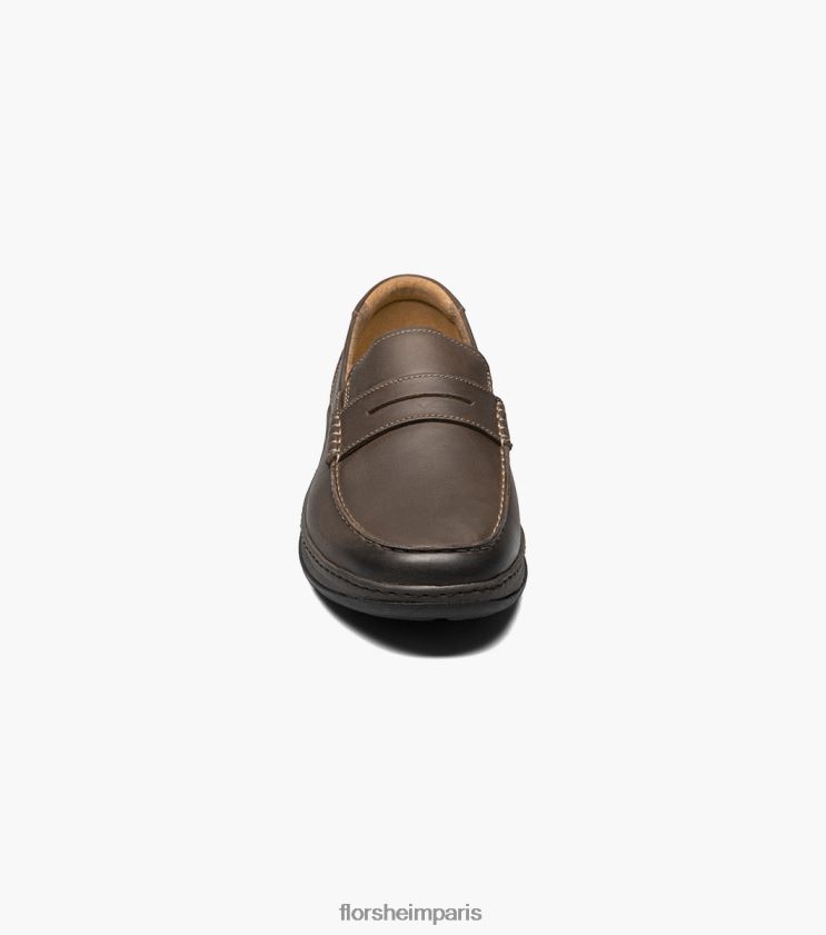 mocassins penny à bout mocassin central Florsheim Hommes TBZJJL240 chaussure ch marron