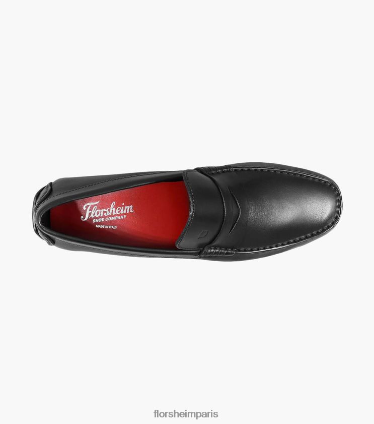 mocassins penny egan moc toe Florsheim Hommes TBZJJL284 chaussure noir