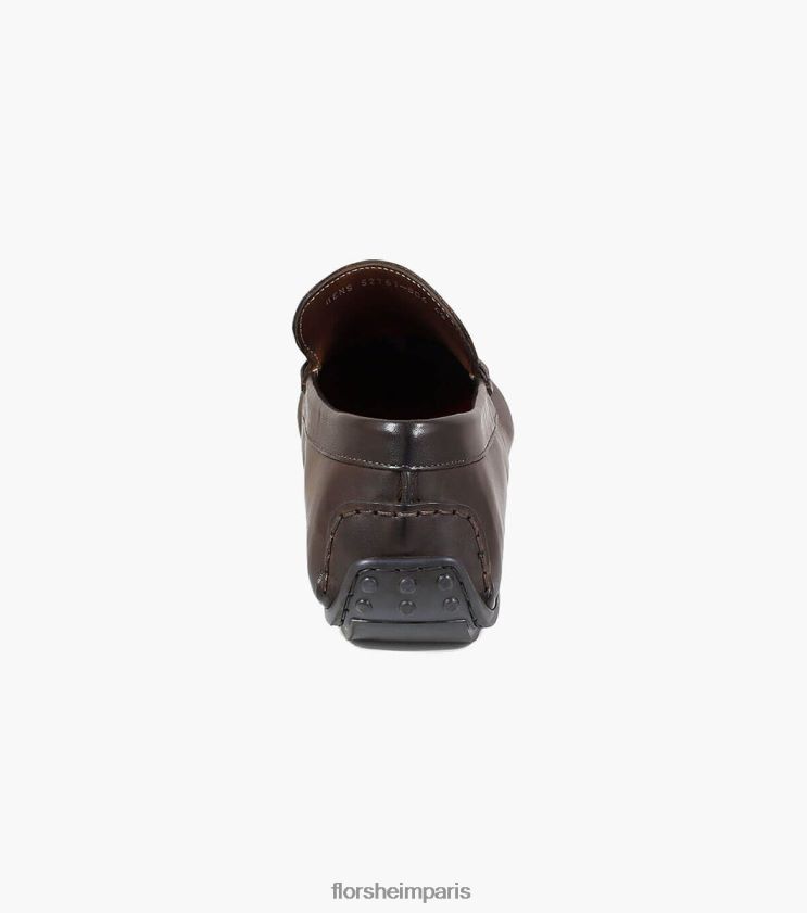 mocassins penny egan moc toe Florsheim Hommes TBZJJL285 chaussure brun