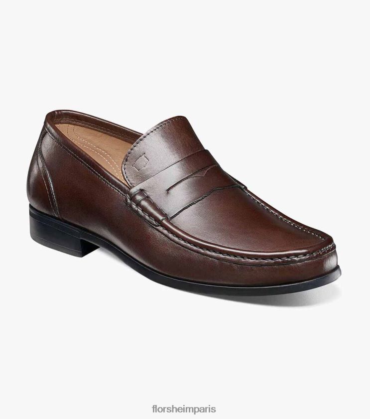 mocassins puente moc toe Florsheim Hommes TBZJJL276 chaussure brun