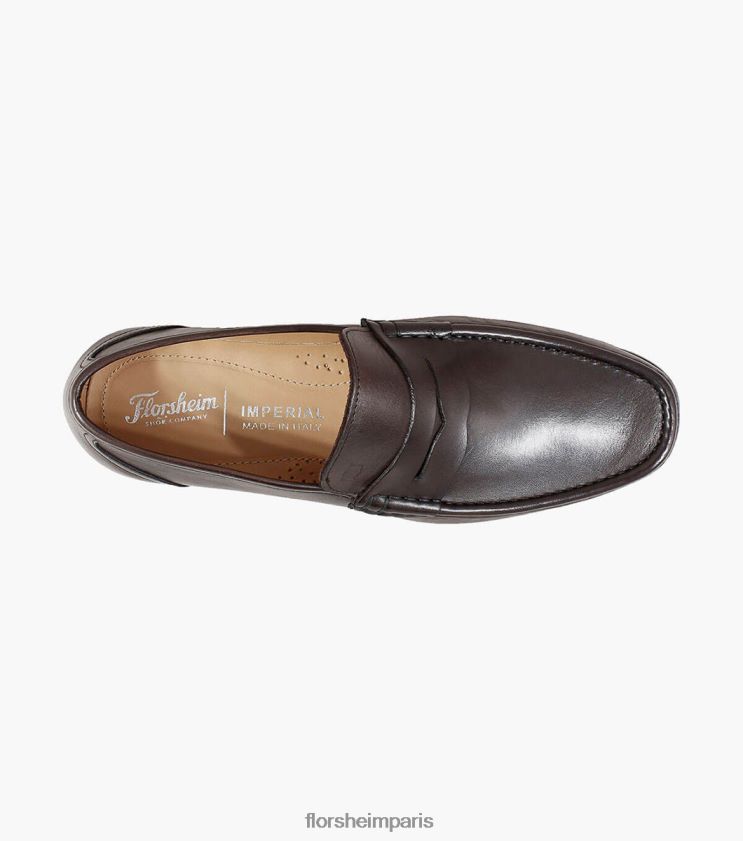 mocassins puente moc toe Florsheim Hommes TBZJJL276 chaussure brun