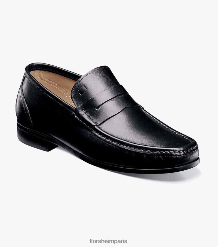 mocassins puente moc toe Florsheim Hommes TBZJJL277 chaussure noir