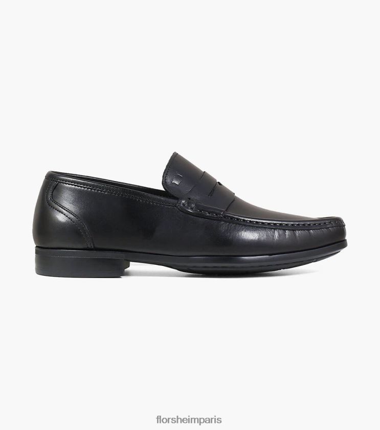 mocassins puente moc toe Florsheim Hommes TBZJJL277 chaussure noir