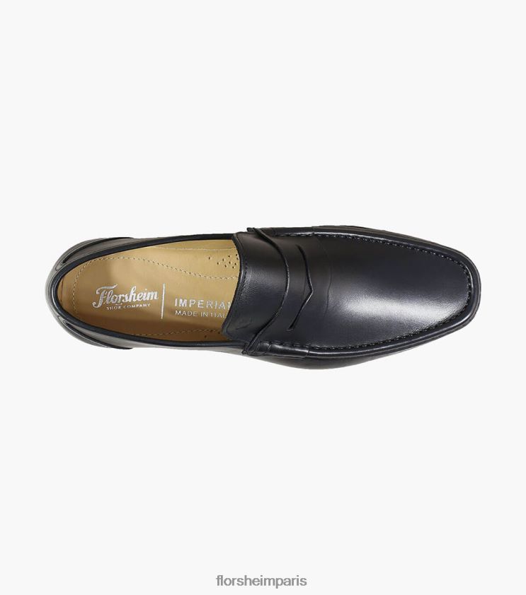 mocassins puente moc toe Florsheim Hommes TBZJJL277 chaussure noir