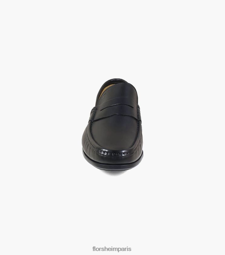 mocassins puente moc toe Florsheim Hommes TBZJJL277 chaussure noir
