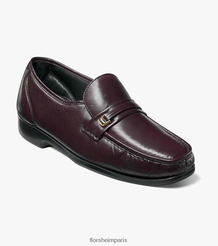 mocassins riva moc Florsheim Hommes TBZJJL133 chaussure Bourgogne