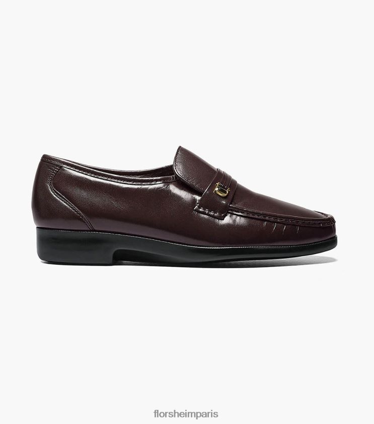 mocassins riva moc Florsheim Hommes TBZJJL133 chaussure Bourgogne