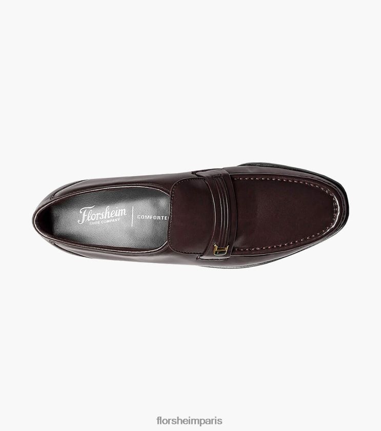 mocassins riva moc Florsheim Hommes TBZJJL133 chaussure Bourgogne