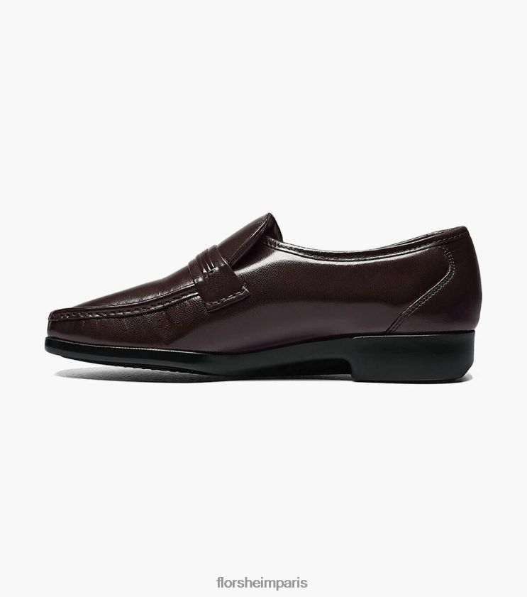 mocassins riva moc Florsheim Hommes TBZJJL133 chaussure Bourgogne