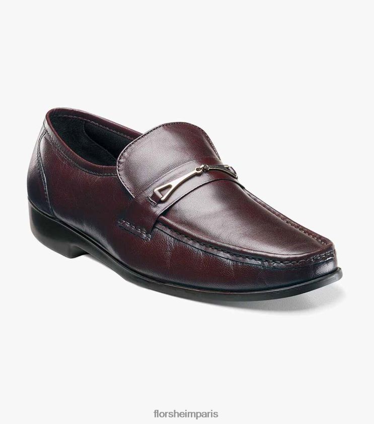 mocassins rovito moc Florsheim Hommes TBZJJL256 chaussure Bourgogne