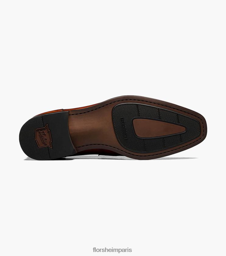mocassins sorrento moc toe Florsheim Hommes TBZJJL198 chaussure Cognac