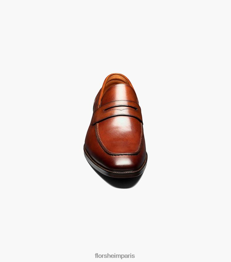 mocassins sorrento moc toe Florsheim Hommes TBZJJL198 chaussure Cognac